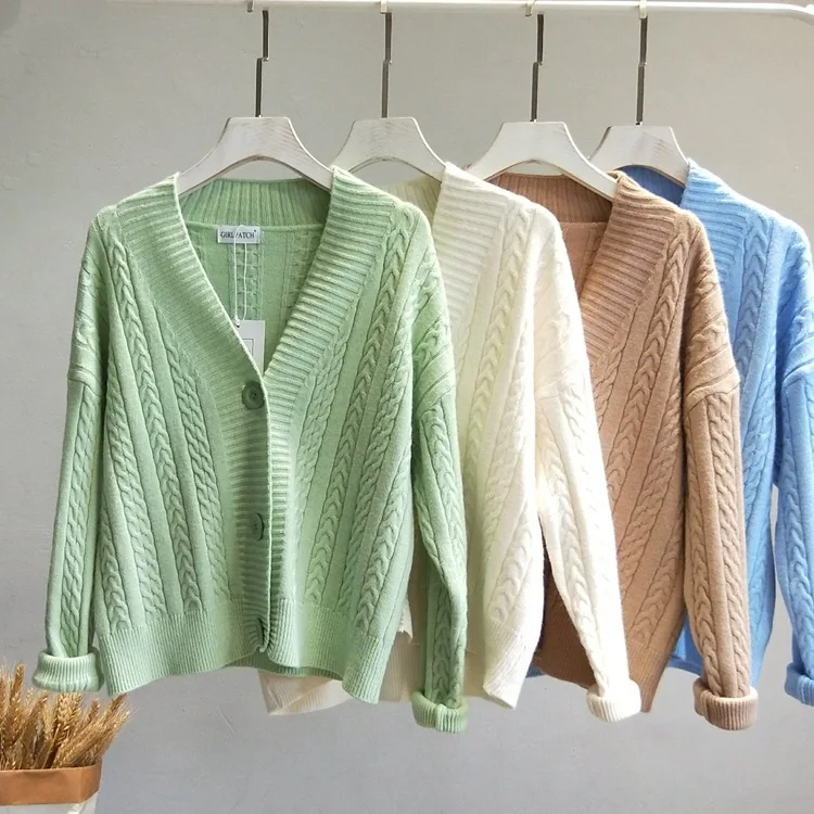 Новинка 2022 женские кардиганы модный свитер вязаные CR02 |