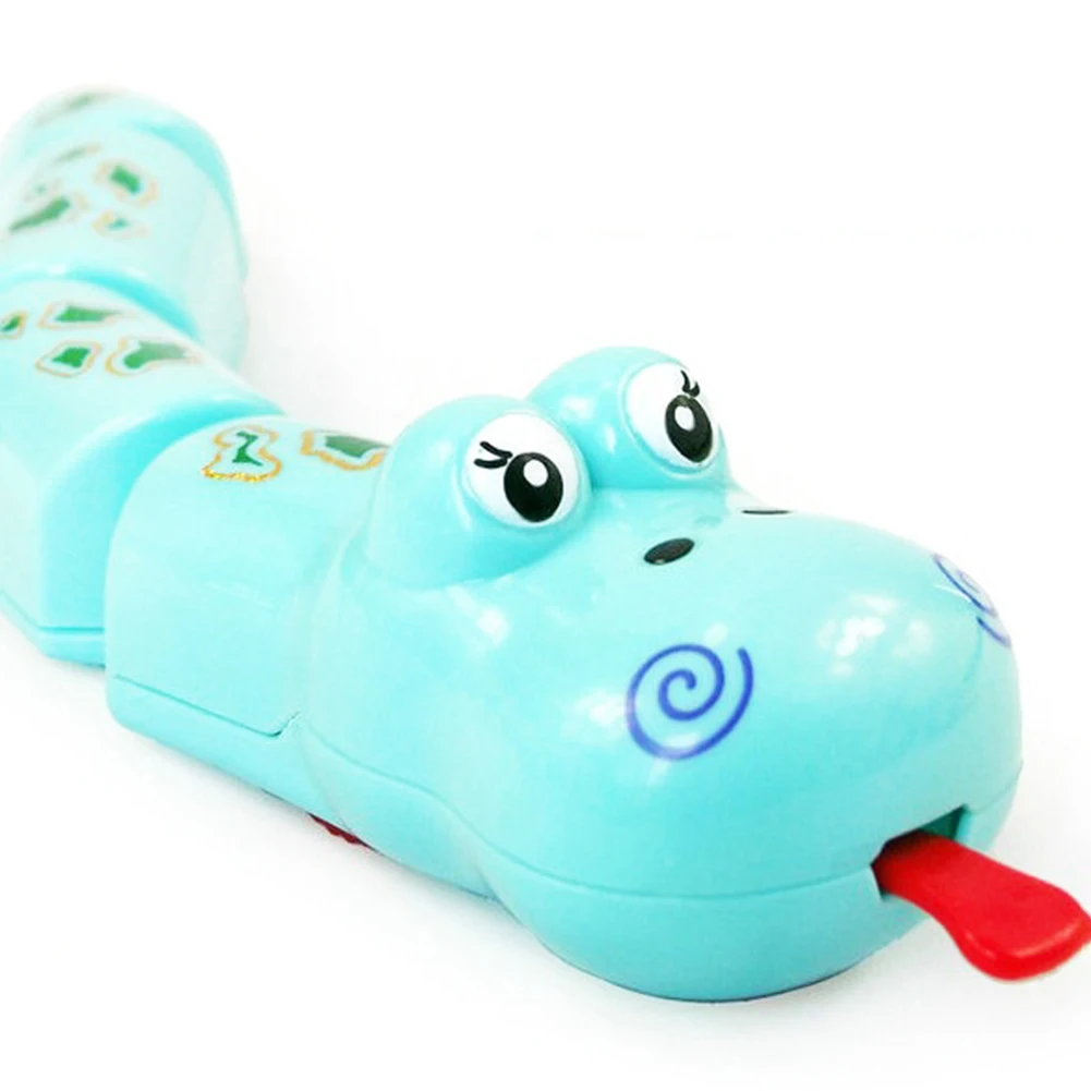 

Wind Up Plastic Cartoon Snake Animal Clockwork Toy Children Kids Christmas Gift