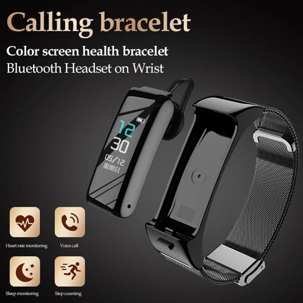 Bluetooth Smartwatch наушники часы мобильный телефон смарт аксессуар Смарт браслет