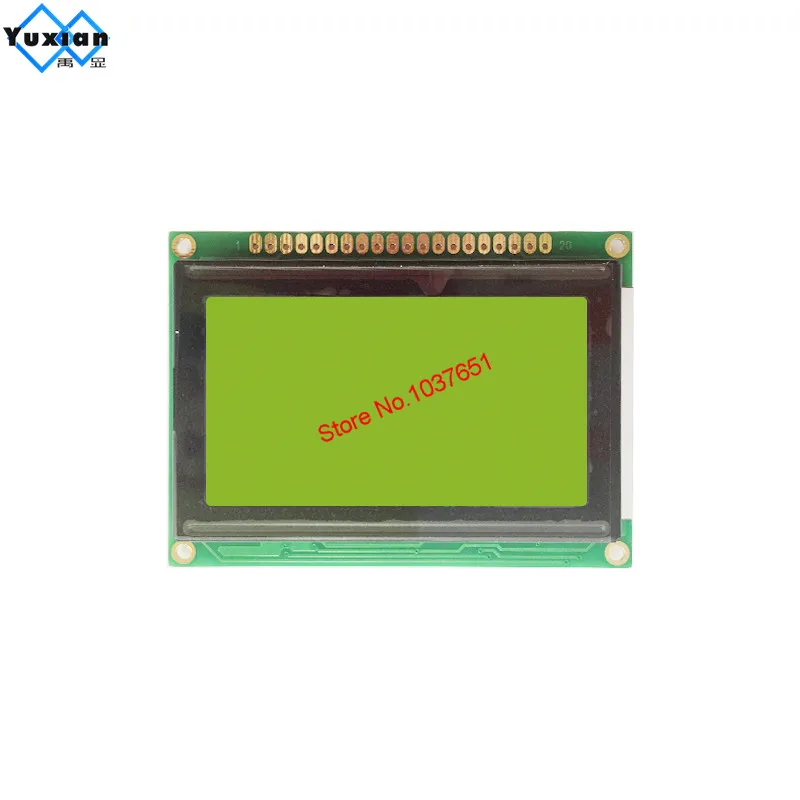 LCD panel 128*64 12864 lcd display graphic module 77*56mm LG12864A NT7108 S6B0107 S6B0108 wide teperature good quality | Электроника