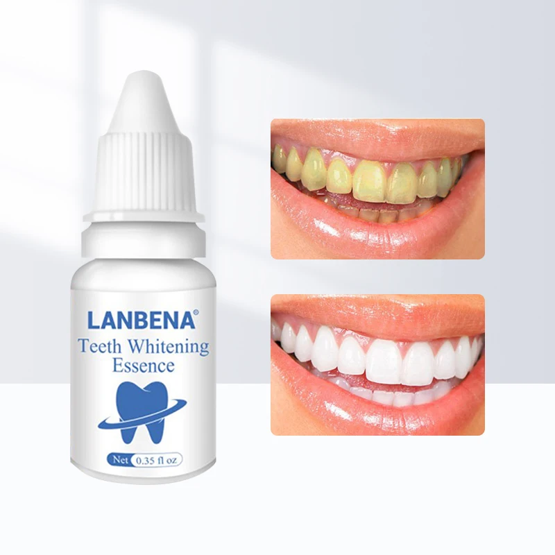 

Teeth Whitening Essence Oral Hygiene 10ml Tooth Brighten Liquid With Cotton Swabs Dental Cleansing Serum to Remove Tooth Stains