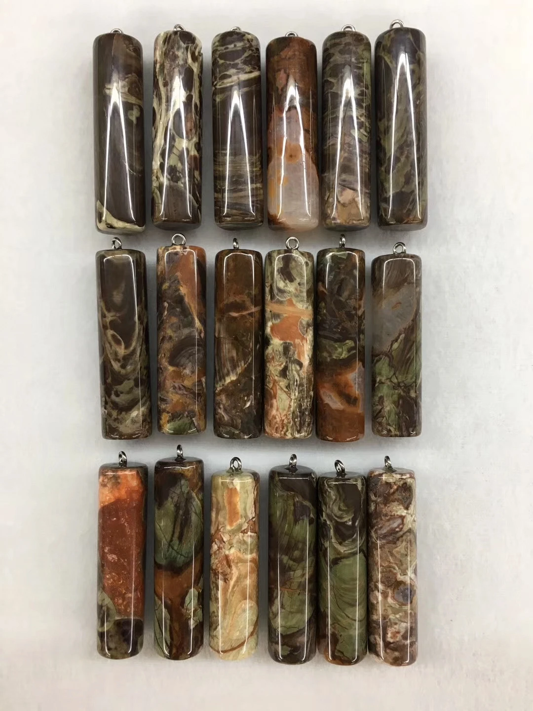 Акция! Подвеска с бусинами из 10 искусственных агатов подвеска круглыми трубками