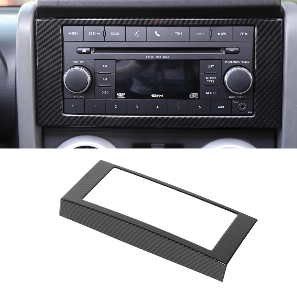 Для Jeep Wrangler JK 2007 2008 2009 2010 центральная консоль CD отделка панель крышка