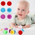 6 шт.лот умные яйца, 3D головоломка, игра для детей, Популярная игрушка, головоломки смешанной формы для детей, обучение по методике Монтессори, математические игрушки