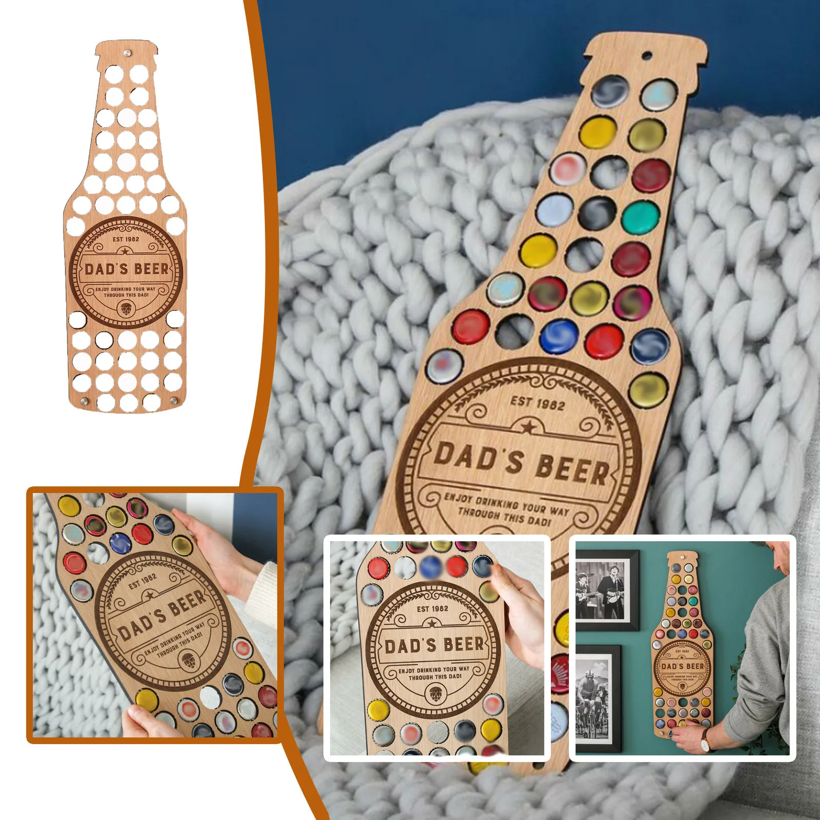 Крышка для бутылки вина крышка пивной с отображением карты уникальная форма пива