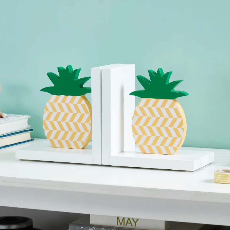 Ананас декор для детской комнаты книжная полка украшение книжные концы детские