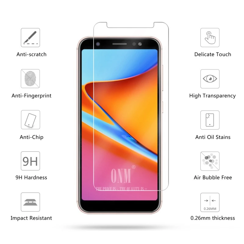 2 шт закаленное стекло для ASUS ZENFONE MAX M1 ZB556KL экран защитная пленка |