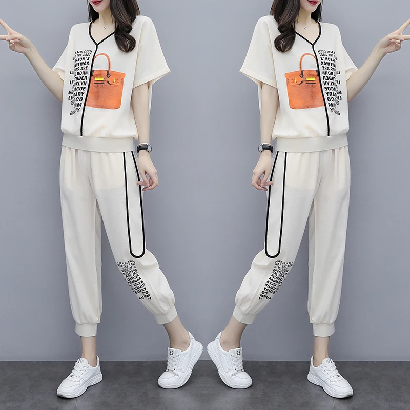 Женский спортивный костюм спортивные штаны комплект из 2 предметов s 2021 комплекты