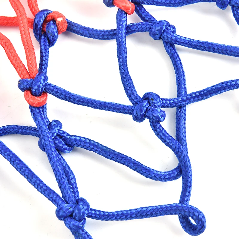 

High Quality Durable Standard Size Nylon Thread Sports Basketball Hoop Mesh Net Backboard Rim Balls Basketball