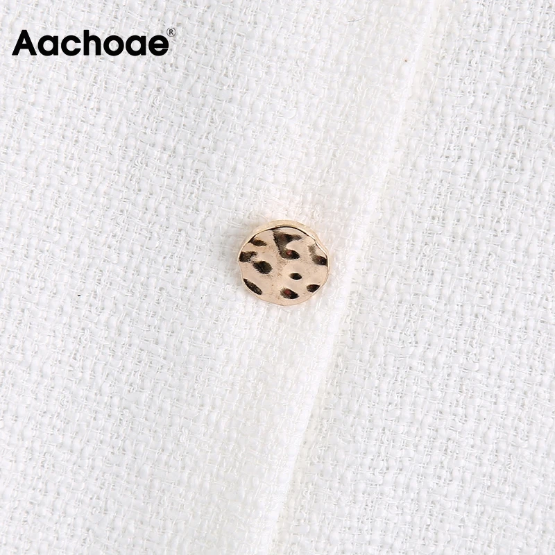 Юбка-миди Женская твидовая трапециевидная с карманами разрезом на пуговицах -