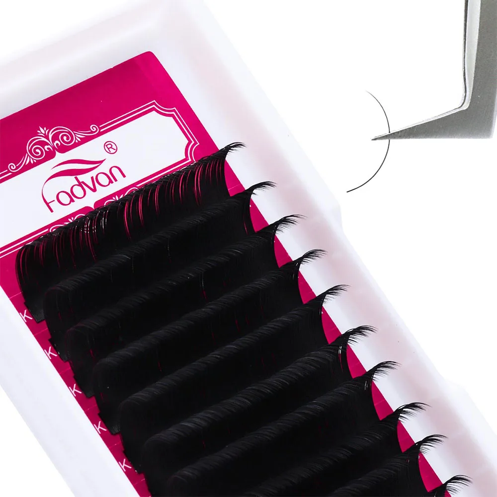 Fadvan макияжные ресницы оптом 25 мм lLashes индивидуальные косметические из