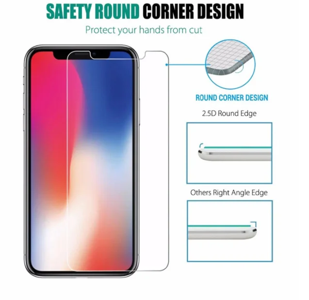 10 шт. 9H HD закаленное стекло для iphone X XS 11 Pro Max XR 7 8 Защита экрана 5S защитное на 6s Plus |