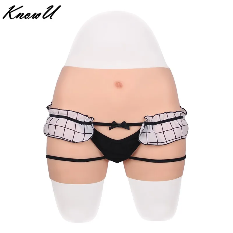 Брюки трансвеститы KnowU с имитацией ягодиц проникнутые во влагалище