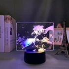 Светодиодная двухцветная аниме-лампа, рассекающая демонов, для декора комнаты, подарок на день рождения, светодиодная двухцветная лампа манга кинетсу
