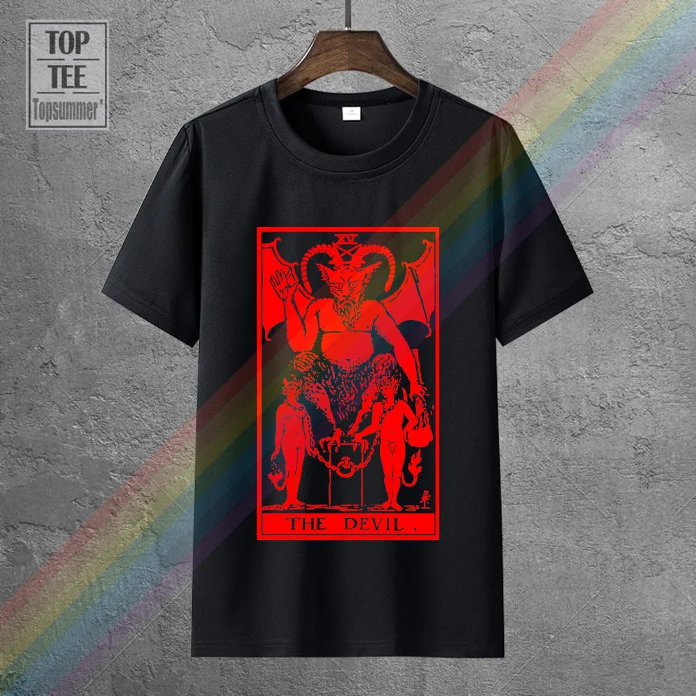 

Men'S T Shirts Summer Style Fashion Swag Men T Shirts Impact Original The Devil Tarot Fitted Jersey Tee