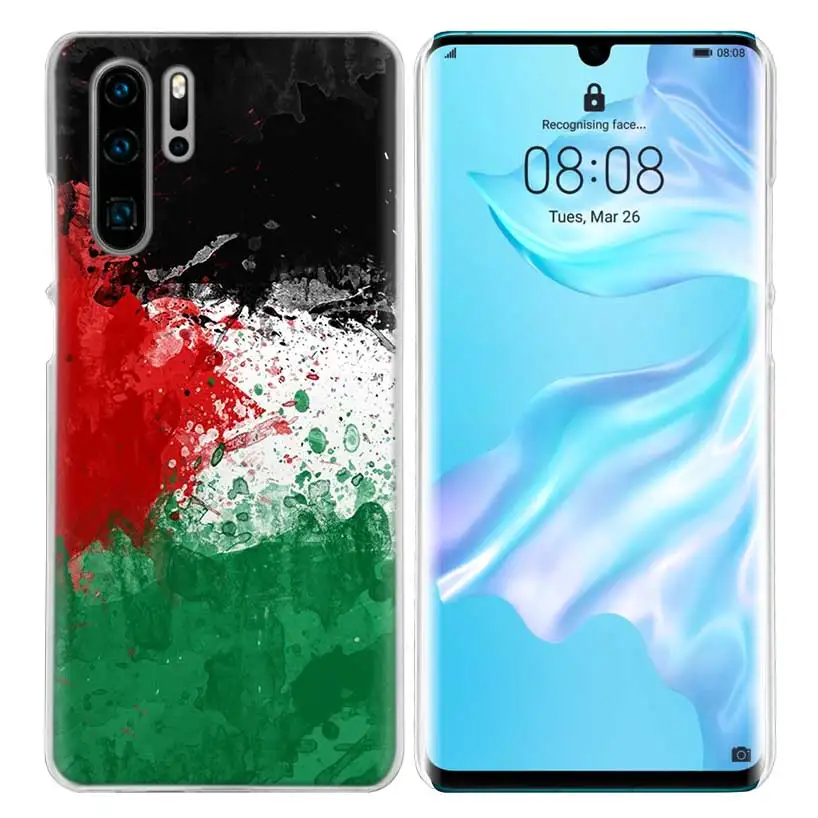 07 Жесткий ПК чехол для huawei P30 P20 P10 mate 30 20 10 Nova 5 5i Pro Lite P Smart Z Plus палестинский флаг - Цвет: 07
