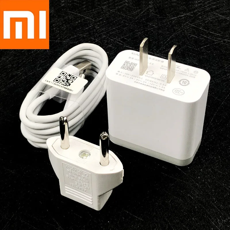 Оригинальное быстрое зарядное устройство Xiaomi Mi 9 5 В/3 А зарядный адаптер Usb C для 8 10