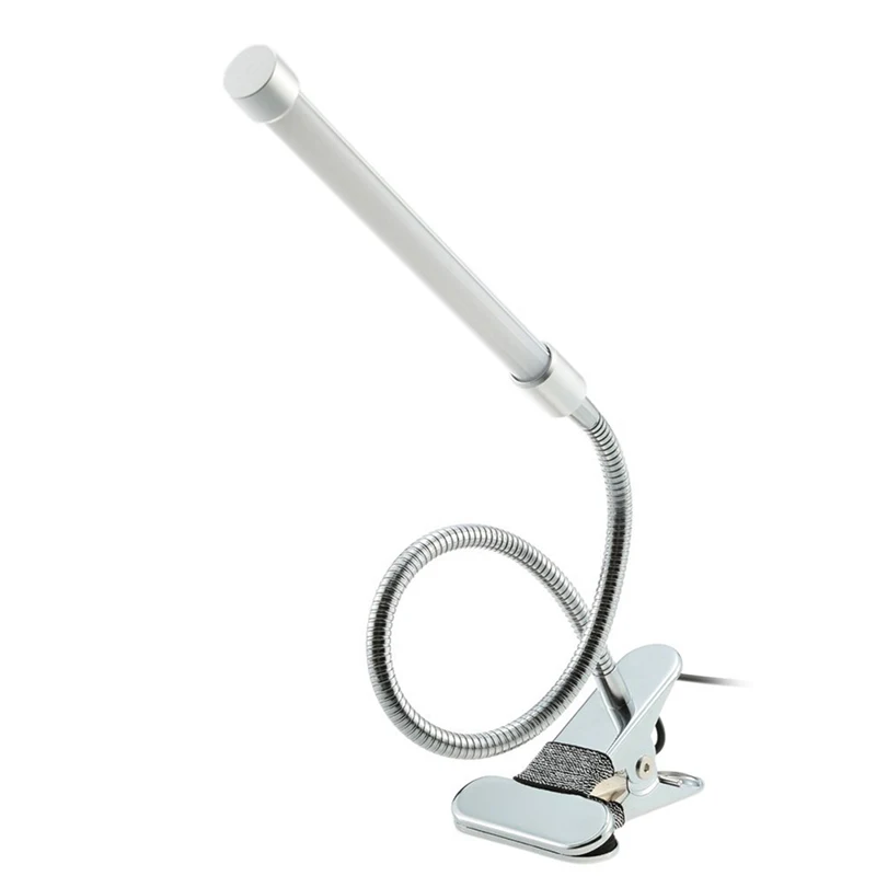 10W 36 LEDs 10-level Dimmable Eye Protection LED Adjustable Clamp Clip Light Table Desk Reading Lamp 3 Lighting Colors USB Power | Лампы и