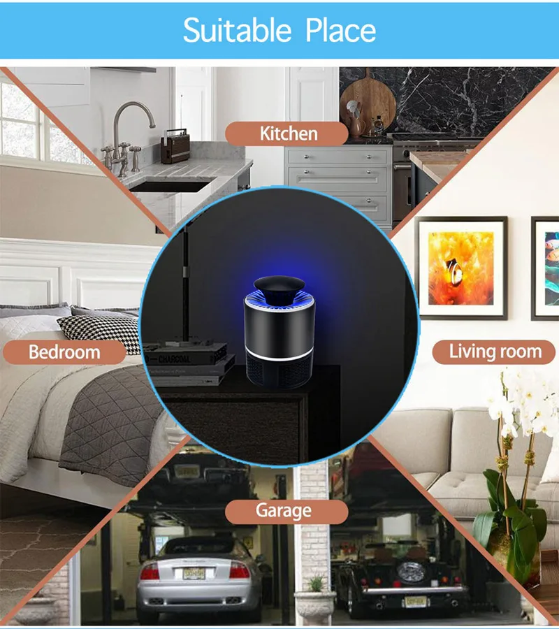 

2020 New 5V USB Mosquito Killer Lamp Home Indoor Anti Insect Killer Bug Zapper Trap UV Light Electronic Mosquito Repellent Lamp