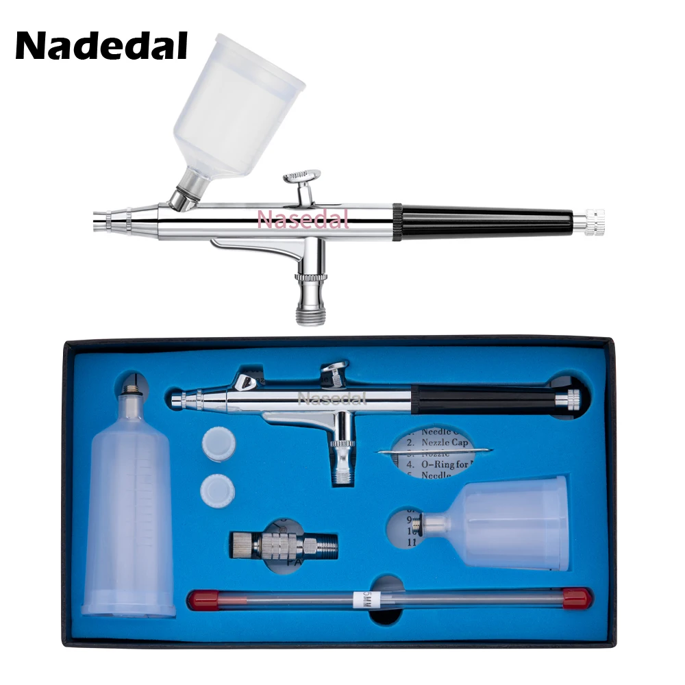 Airbrush NT 131 20cc 40cc Аэрограф Двойного действия 0 2/0 3/0 5 мм с быстрым соединением
