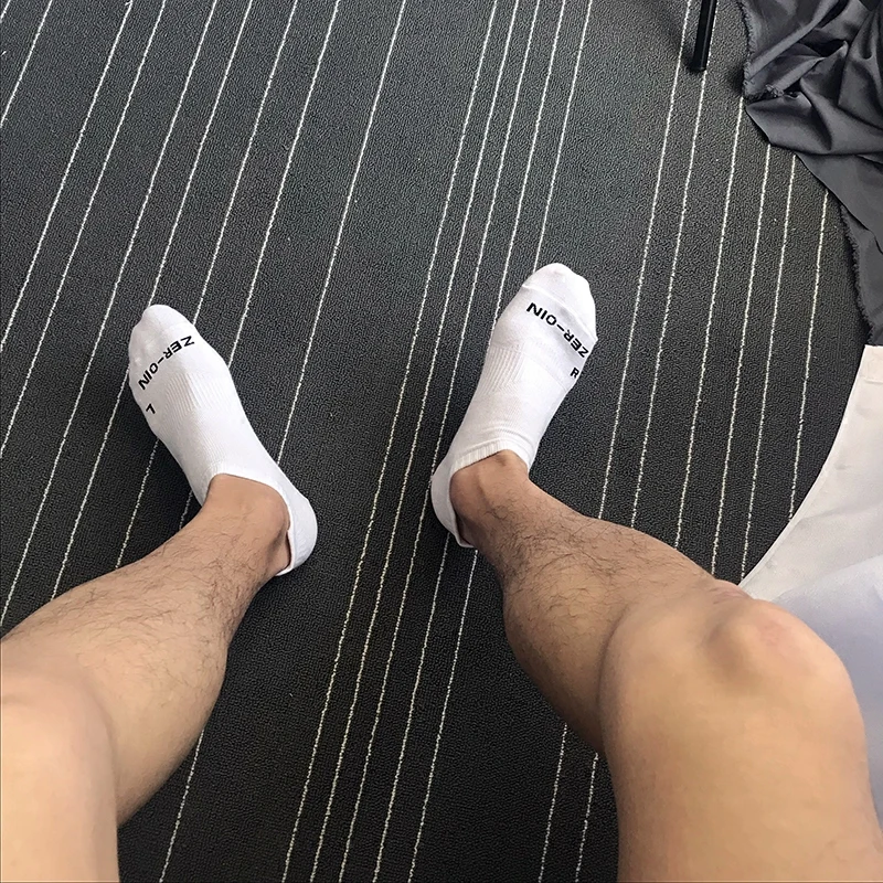 Носки мужские короткие с уникальным буквенным принтом пикантные спортивные