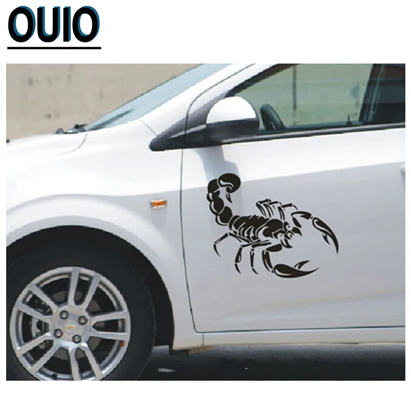 Новинка Светоотражающие 3D наклейки на автомобиль в виде скорпиона 30/58 см с