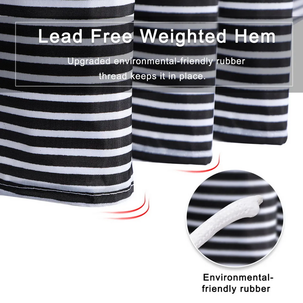 Занавеска для душа с зеленым принтом листьев Современная занавеска из