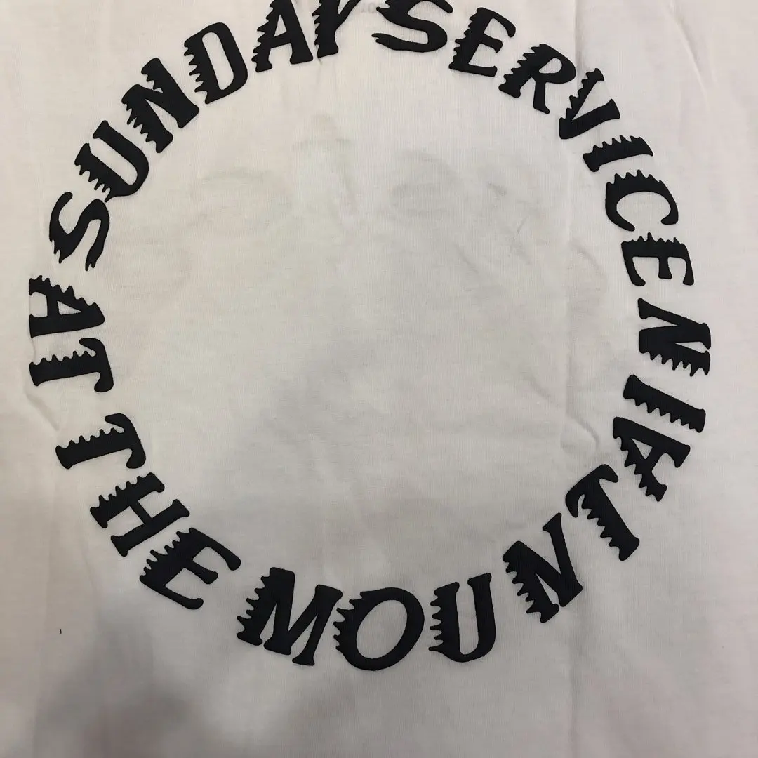 

2020ss High quality Kanye West Sunday Service Holy Spirit T Shirt Men Women TRUST GOD Oversize 3D Foam CPFM.XYZ T-Shirts