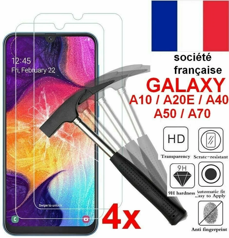 

Lot-4 Verre Trempé Vitre Protection FOR Samsung A02s A12 A20e A21s A32 A41 A42 A51