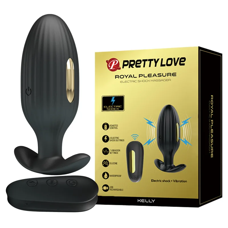 Pretty love 3 Электрический шок 7 Вибрация Беспроводное управление золотые
