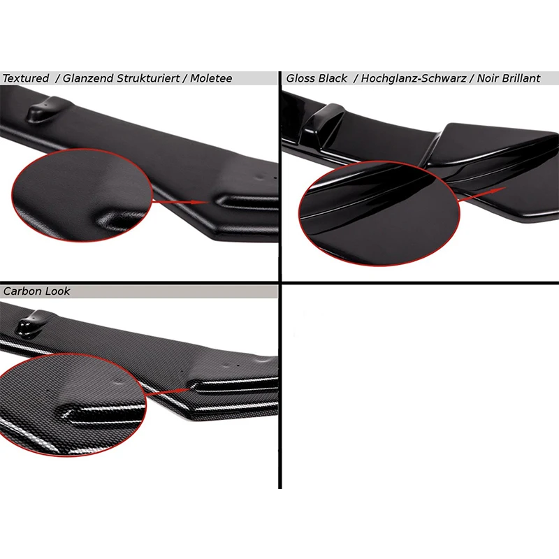 

3-piece split front bar front shovel front lip diffuser front spoiler for Ford Focus mk4 ST/st-line 2019-2021 Auto Accessories