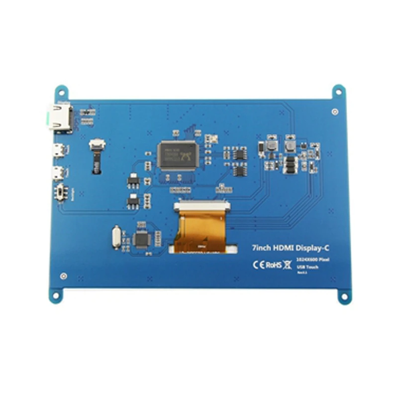 7-дюймовый ЖК-Дисплей HDMI Press Sn дисплей TFT ЖК-панель модуль 1024x600 для Banana Pi Raspberry