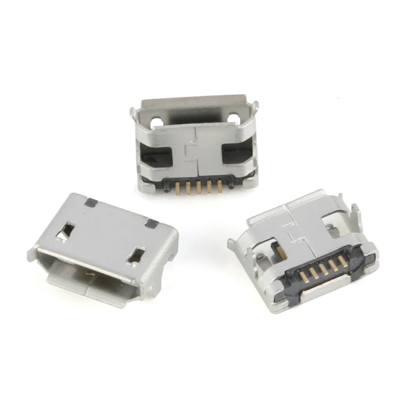 60 шт. = 12 моделей Micro USB разъем 5Pin usb-коннектор с портом Jack для разъема типа мама для MP3/4/5, Huawei, ZTE и других мобильных Tabletels