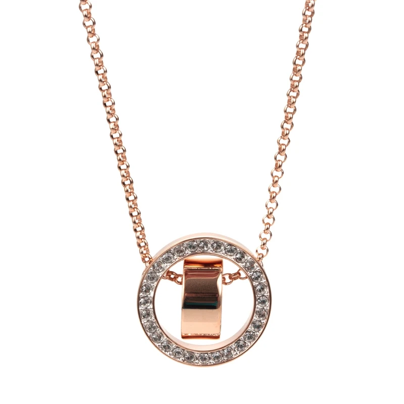 Swarovski знаковые с покрытием кулон в виде лебедя 5204134/5204133/5279421/5272364/5347329/5194826/5215038 - Окраска металла: Rose Gold 5289495