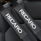 Автомобильный чехол для ремня безопасности RECARO, 2 шт., протектор на плечо для автомобиля сделай сам, детский уход за ребенком, подушечка для ремня безопасности, автомобильный комплект для расслабления