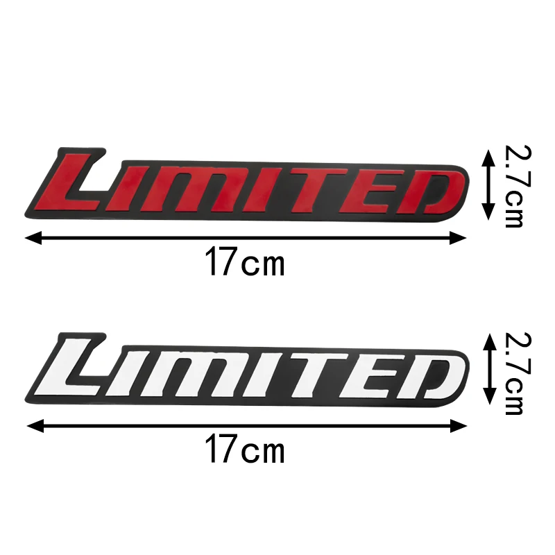 

Car Styling 3D aluminum Sticker Decal Limited Emblem Badge For BMW Audi Ford Nissan Mitsubishi Chevrolet Skoda Volvo Opel Kia