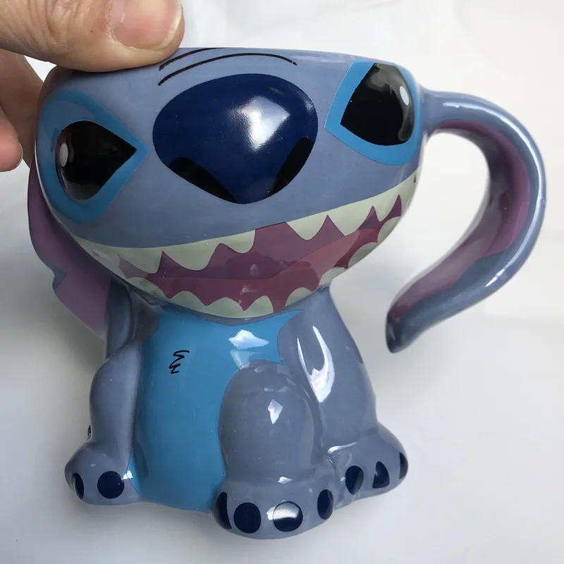 Уникальная ручка для ушей 3D мультяшная Одиночная керамическая кружка|Кружки| |