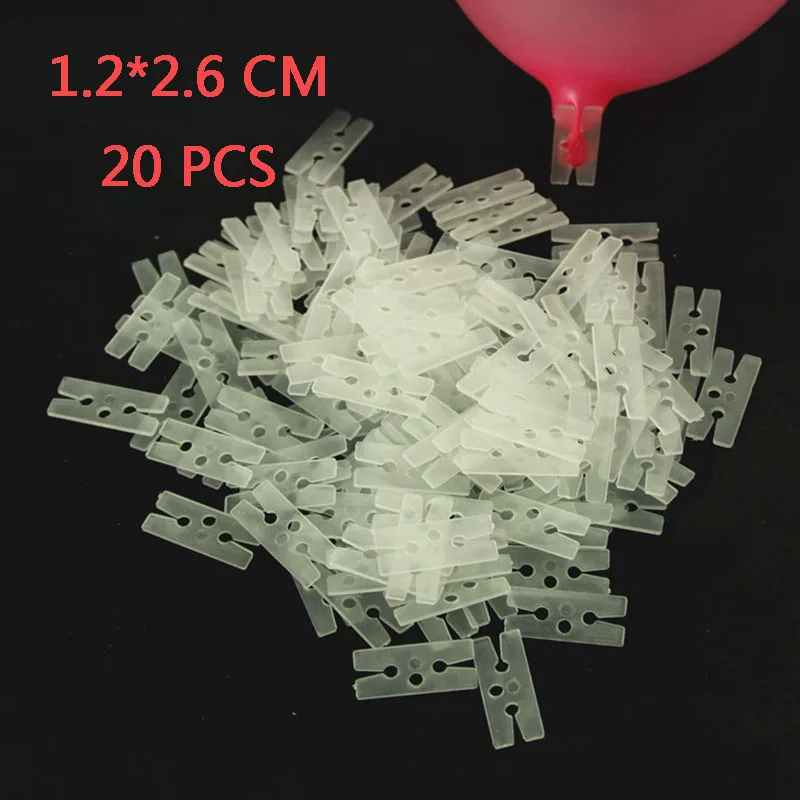 20 PCS H clip 10 шт. 12 дюймов металлические шары латексные конфетти-Блестки Блестящие жемчужные металлические цвета день рождения Свадебный шар Декор поставки - Цвет: 20 PCS H clip