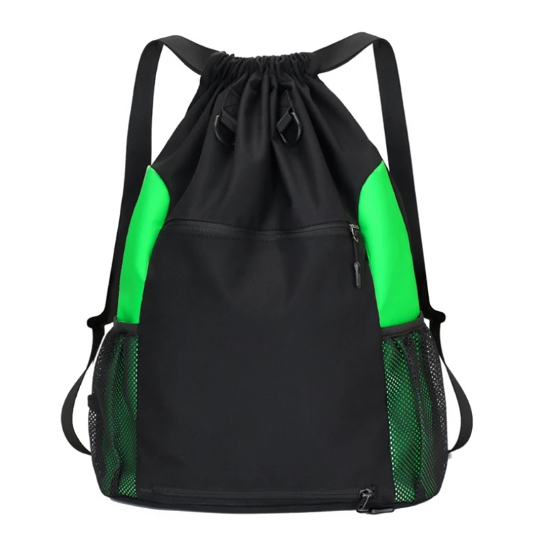 

U1JC Boys Drawstring Basketball Backpack w/Detachable Ball Mesh Bag Foldable Sackpack Gym Bag Sports Soccer Backpack