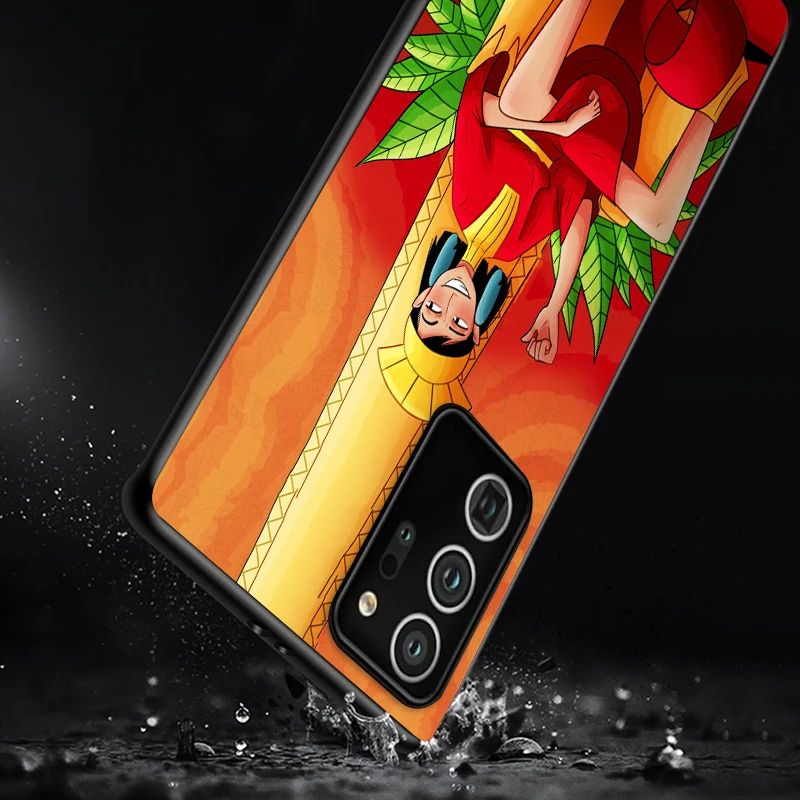 

The Emperor's New Groove Shockproof Cover for Samsung Galaxy S21 S20 FE Ultra Lite S10 5G S10E S9 S8 Plus Black Phone Case