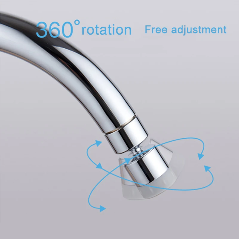 

2-Flow Kitchen Sink Aerator 360-Degree Swivel Faucet Water Saving Faucet Extender for Home Bathroom HANW88