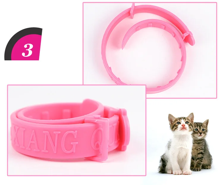 Pawstrip 1,5 см ширина мягкий силиконовый ошейник для кошек практичный клещевый Лут отвергающий котенок Кот противоблошиный ошейник
