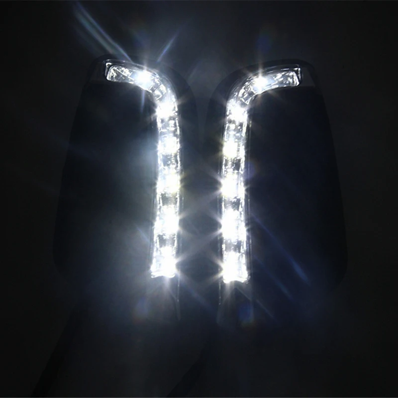 Светодиодные Автомобильные дневные ходовые огни 12 В дневной сигнал