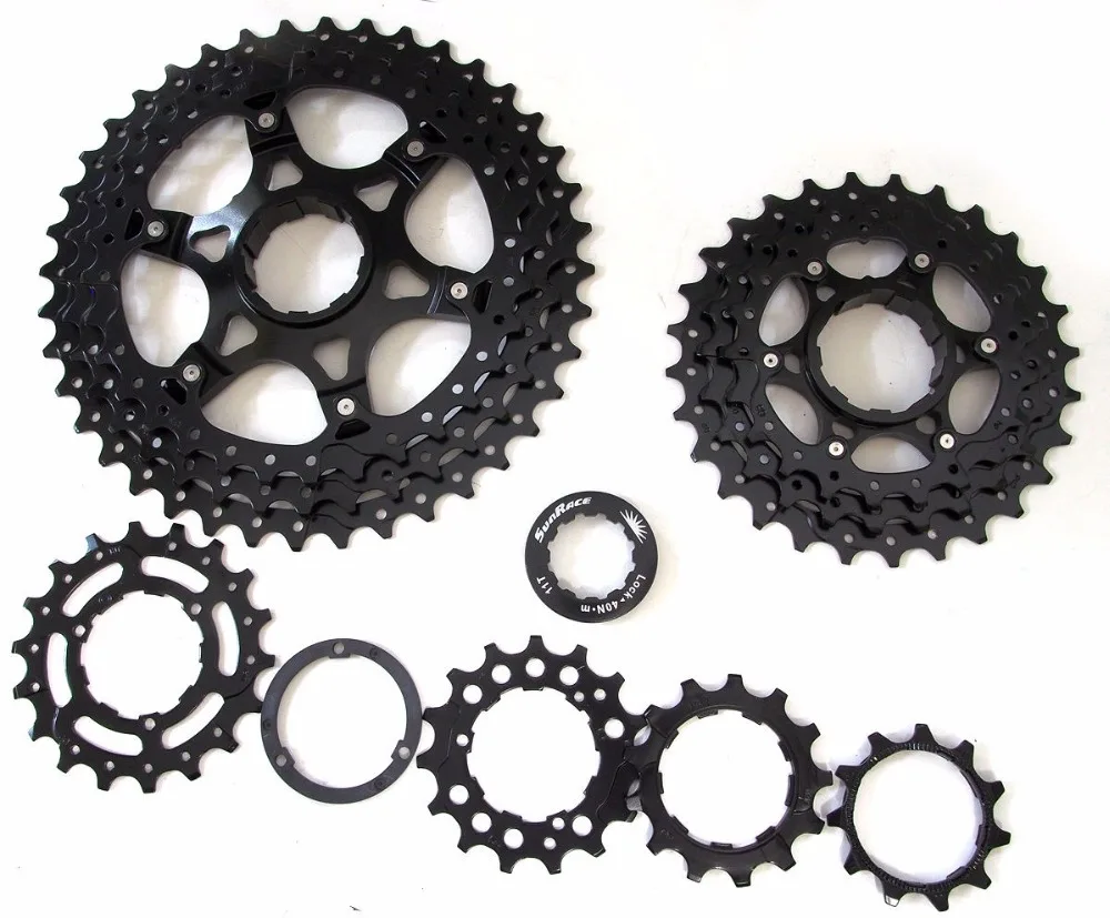 Sunracing CSMS3 Тай 11-40 т 42 10 скоростной широкий коэффициент горный велосипед mtb кассеты