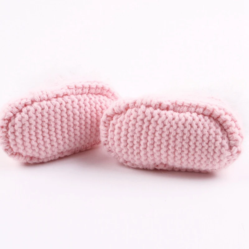 

0-24M Winter Baby Boots Toddler Crib Shoes Infant Boys Girls Solid Print Knitted Shoes Winter Soft Warm Baby 111