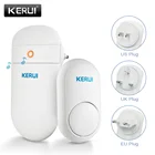 Беспроводной умный электронный дверной звонок KERUI M518, дистанционное управление, без батареи