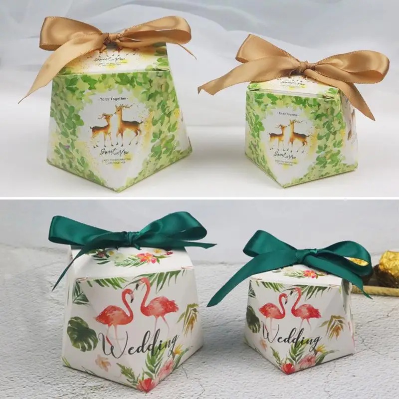 Конфеты Коробки 2 размера с кристаллами в европейском стиле Форма сладкий