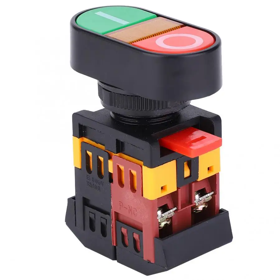 APBB-22/25N двойной кнопочный переключатель светодиодный светильник кой NO + NC