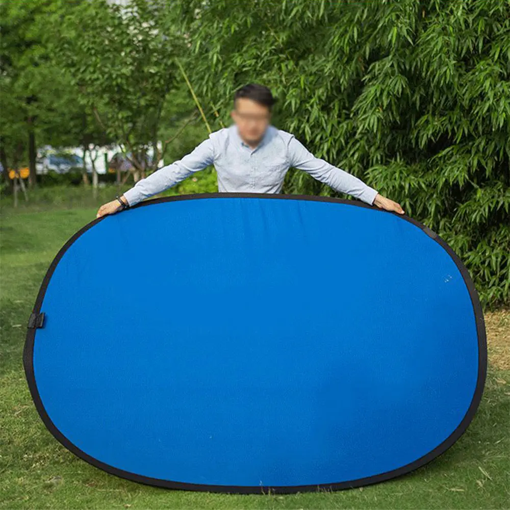 2 в 1 портативный фон синий зеленый экран Chromakey складной светильник для фотосъемки