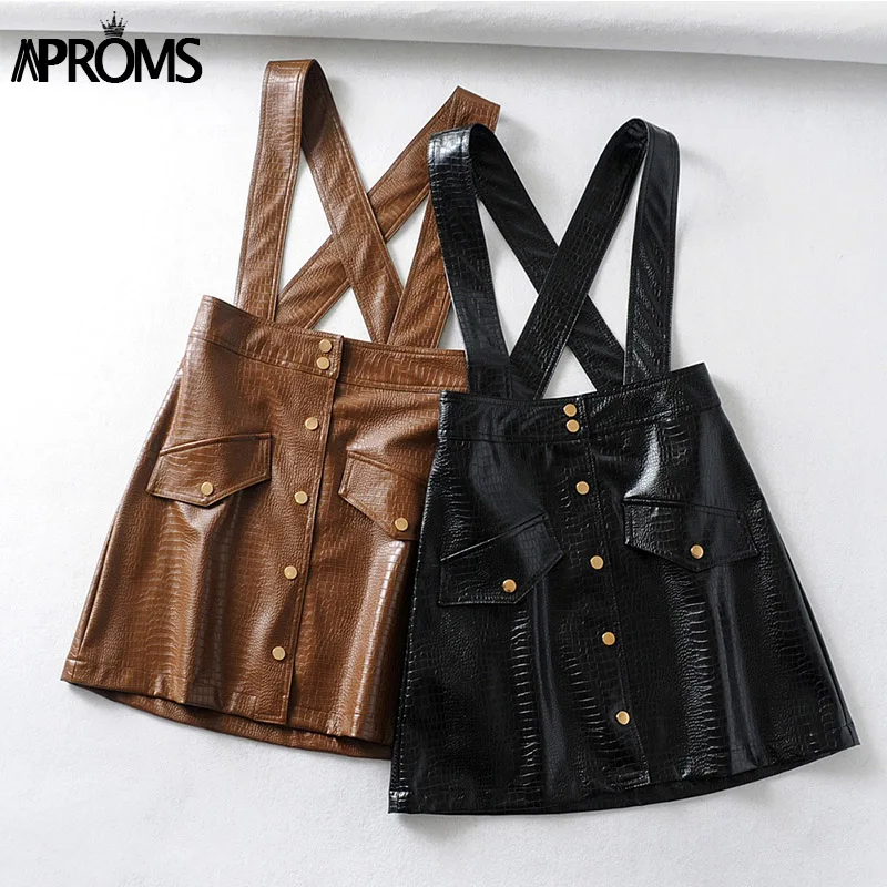 Aproms винтажное короткое платье из искусственной кожи с животным принтом женские